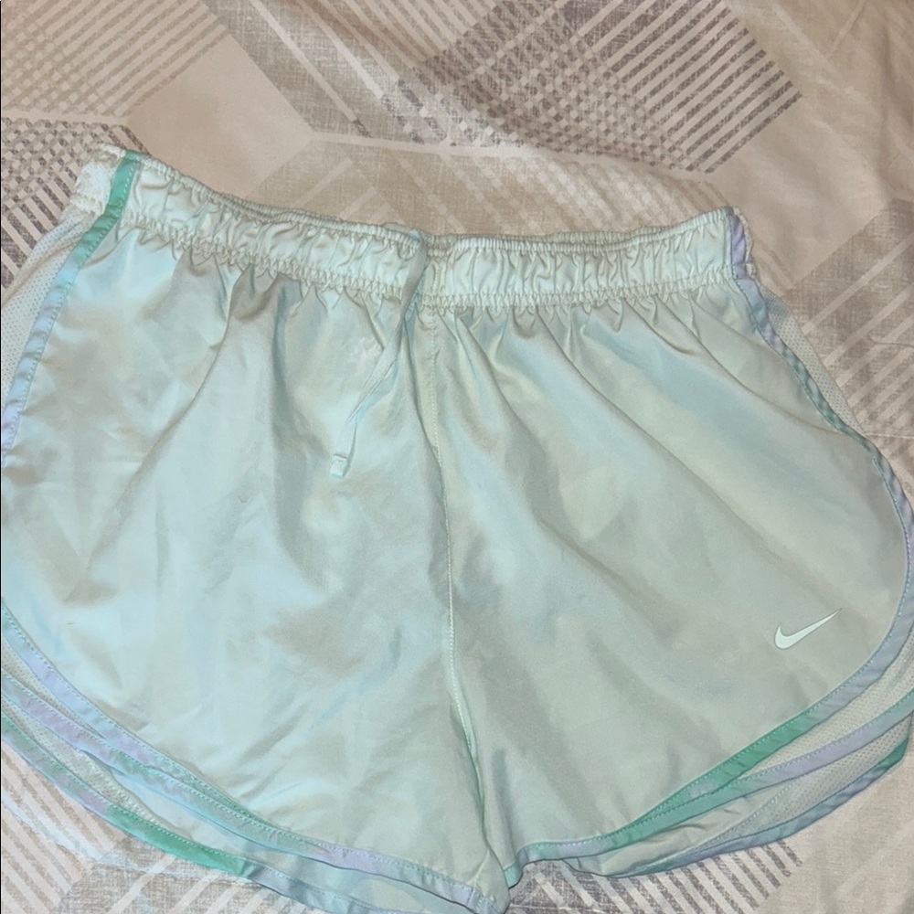 Nike Blue Athletic Shorts Lightweight Elastic Waist